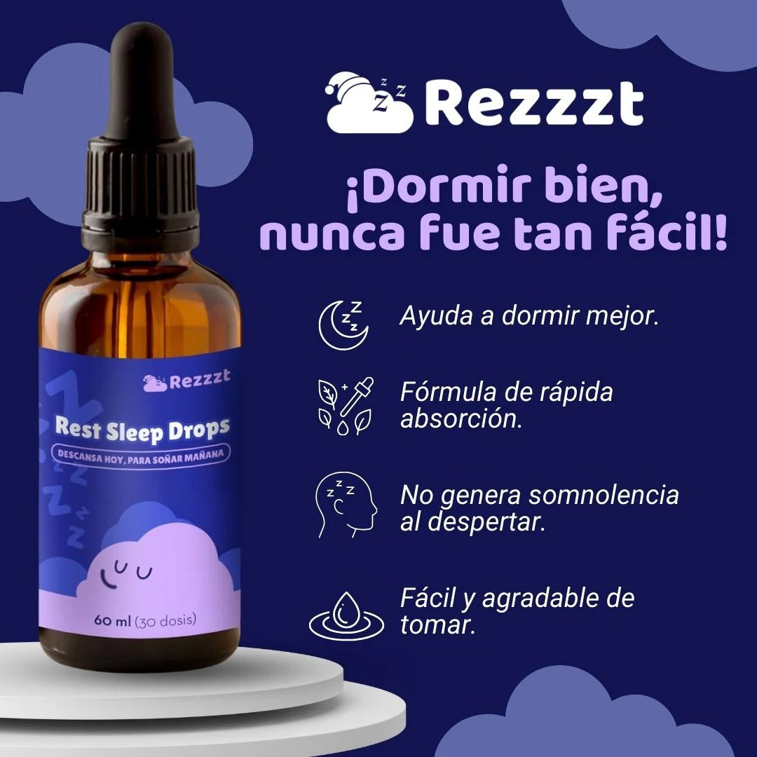 Rezt Sleep Drops™ Goticas para Dormir en 15 Minutos